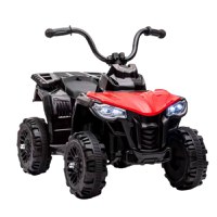 Mini atv electric pentru copii Kinderauto Glory 25W 6V, culoare rosie - 1