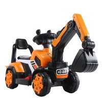 Mini excavator electric Kinderauto BJXZ219 35W 6V,cu incarcator electric, galben - 1