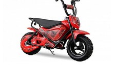 Mini Motocicleta electrica cu roti ajutatore, NITRO ECO Flee 300W 24V, culoare Portocalie