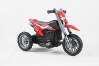 Motocicleta electrica cu 3 roti, Kinderauto Enduro 60W 12V STANDARD, culoare rosu - 1