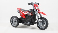 Motocicleta electrica cu 3 roti, Kinderauto Enduro 60W 12V STANDARD, culoare rosu