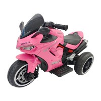 Motocicleta electrica cu 3 roti, Kinderauto SuperSpeed 70W 12V 7Ah, Roz - 1