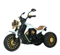 Motocicleta electrica cu 3 roti, Telecomanda, Kinderauto Jocker 70W premium, alb - 1