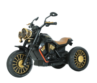 Motocicleta electrica cu 3 roti, Telecomanda, Kinderauto Jocker 70W premium, negru - 1