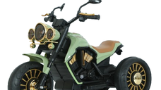 Motocicleta electrica cu 3 roti, Telecomanda, Kinderauto Jocker 70W premium, verde