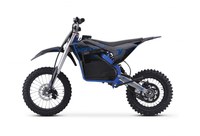 Motocicleta electrica E-Dirtbike Serval VX 1600W 14 12 48V 15Ah Lithiu ION, culoare albastra - 1