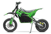 Motocicleta electrica Eco Serval PRIME 1200W 12 10 48V 15Ah Lithiu ION, culoare Verde - 1