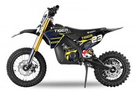 Motocicleta electrica Eco Tiger 1300W 14 12 48V 14Ah Lithiu ION Albastru - 1