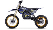 Motocicleta electrica Nitro E-Dirtbike Tiger 1800W 14 12 48V 13Ah Lithiu ION, culoare albastru