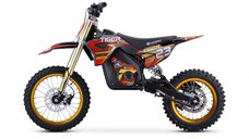 Motocicleta electrica Nitro E-Dirtbike Tiger 1800W 14 12 48V 13Ah Lithiu ION, culoare rosie