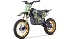 Motocicleta electrica Nitro E-Dirtbike Tiger 1800W 14 12 48V 13Ah Lithiu ION, culoare Verde