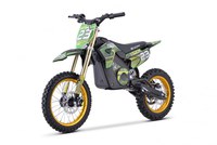 Motocicleta electrica Nitro E-Dirtbike Tiger 1800W 14 12 48V 13Ah Lithiu ION, culoare Verde - 1