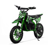 Motocicleta electrica NITRO Eco Fossa 1000W 36V cu limitator viteza, culoare verde - 1