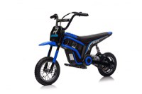 Motocicleta electrica pentru copii 5-10 ani, Kinderauto Enduro, 350W 24V, albastra - 1