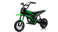 Motocicleta electrica pentru copii 5-10 ani, Kinderauto Enduro, Premium 350W, 24V, culoare verde