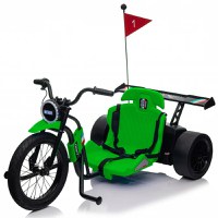 Motocicleta electrica pentru copii 5-12 ani, Kinderauto Drift-Trike, 500W, 24V 10Ah, verde - 1