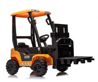 Motostivuitor electric pentru copii, licenta JCB 70W, 12V, echipat STANDARD, galben - 1