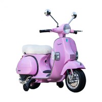 Scuter electric pentru copii Piaggio PX150 70W 12V PREMIUM Roz - 1