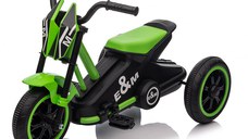 Tricicleta cu pedale, pentru copii 2-4 ani, Kinderauto G301, culoare verde
