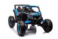 UTV electric 4x4, Kinderauto BJJH105 120W 12V 14Ah Premium, culoare Albastru - 1