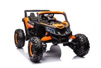 UTV electric 4x4, Kinderauto BJJH105 120W 12V 14Ah Premium, culoare portocaliu - 1