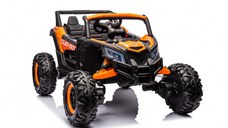 UTV electric 4x4, Kinderauto BJJH105 120W 12V 14Ah Premium, culoare portocaliu