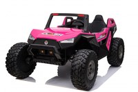 UTV electric copii BJX1928, tractiune 4x4, 300W putere, 24V, echipare PREMIUM, roz - 1