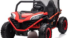 UTV electric pentru 2 copii Kinderauto Dune-Buggy 200W 12V, cu roti MOI, culoare Rosu