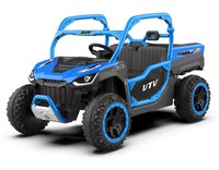 UTV electric pentru 2 copii Kinderauto Ranger 4x4 Sport 300W 24V premium, culoare albastra - 1