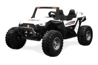 UTV electric pentru 4 copii, Kinderauto XXL Buggy, 400W 24V 14Ah, PREMIUM culoare Alba - 1