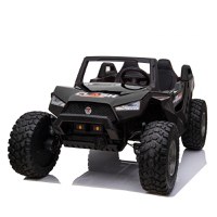 UTV electric pentru copii 3-12 ani BJX1928, 4x4, 300W, 24V, echipare PREMIUM Negru - 1