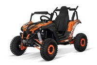 UTV electric pentru copii NITRO GoKid Savana 1200W 48V culoare portocaliu - 1