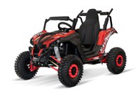 UTV electric pentru copii NITRO GoKid Savana 1200W 48V Rosu - 1