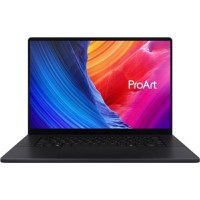 Laptop ASUS ProArt P16 OLED H7606WI (Procesor AMD Ryzen™ AI 9 HX 370 (24M Cache, up to 5.10 GHz), 16inch 4K Touch, 64GB LPDDR5X, 2TB SSD, NVIDIA GeForce RTX 4070 @8GB, DLSS 3.0, Win 11 Pro, Negru) - 1