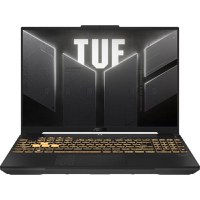 Laptop Gaming ASUS TUF F16 FX607JV (Procesor Intel® Core™ i7-13650HX (24M Cache, up to 4.90 GHz), 16inch FHD+ 165Hz, 16GB, 1TB SSD, NVIDIA GeForce RTX 4060 @8GB, DLSS 3.0, Negru/Gri) - 1