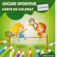 Carte de colorat cu abtibilduri. Jocuri sportive - 1