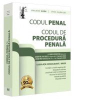 Codul penal si Codul de procedura penala: ianuarie 2024. Editie tiparita pe hartie alba - 1