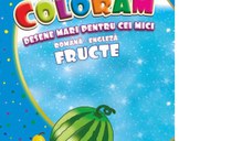 Coloram desene mari pentru cei mici (romana-engleza). Fructe