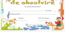 Diploma ciclul primar - absolvire 1