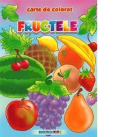 Fructele - carte de colorat (romana-engleza) - 1