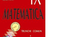 Matematica TC + CD. Manual pentru clasa a IX-a