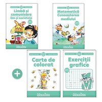 Pachet educational 5-6 ani, M. Andreianu (Set + Exercitii grafice + Carte de colorat) - 1