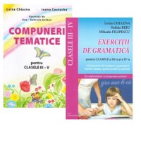 Pachet Exercitii de gramatica si compuneri tematice pentru clasele II-V (2 carti) - 1