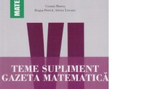 Teme supliment. Gazeta Matematica. Clasa a VI-a