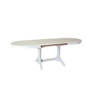 MASA LIDER 39 PENTRU 6 PERSOANE, IVORY 130/160/76 /78 h - 1