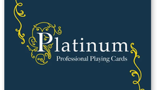 Carti de joc PLATINUM JUMBO 2 index din acetat PVC - Albastru Rosu -Modiano