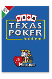 Carti de joc TEXAS POKER CLUB jumbo 2 index (carton duplex) - 1