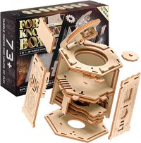 ESC WELT - Fort Knox Box Pro - 3 IN 1 Puzzle cu compartiment SECRET - Puzzle lemn 3D - 1