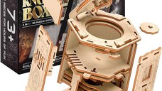 ESC WELT - Fort Knox Box Pro - 3 IN 1 Puzzle cu compartiment SECRET - Puzzle lemn 3D