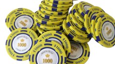 Jeton Poker Montecarlo 14 grame Clay, inscriptionat 1000